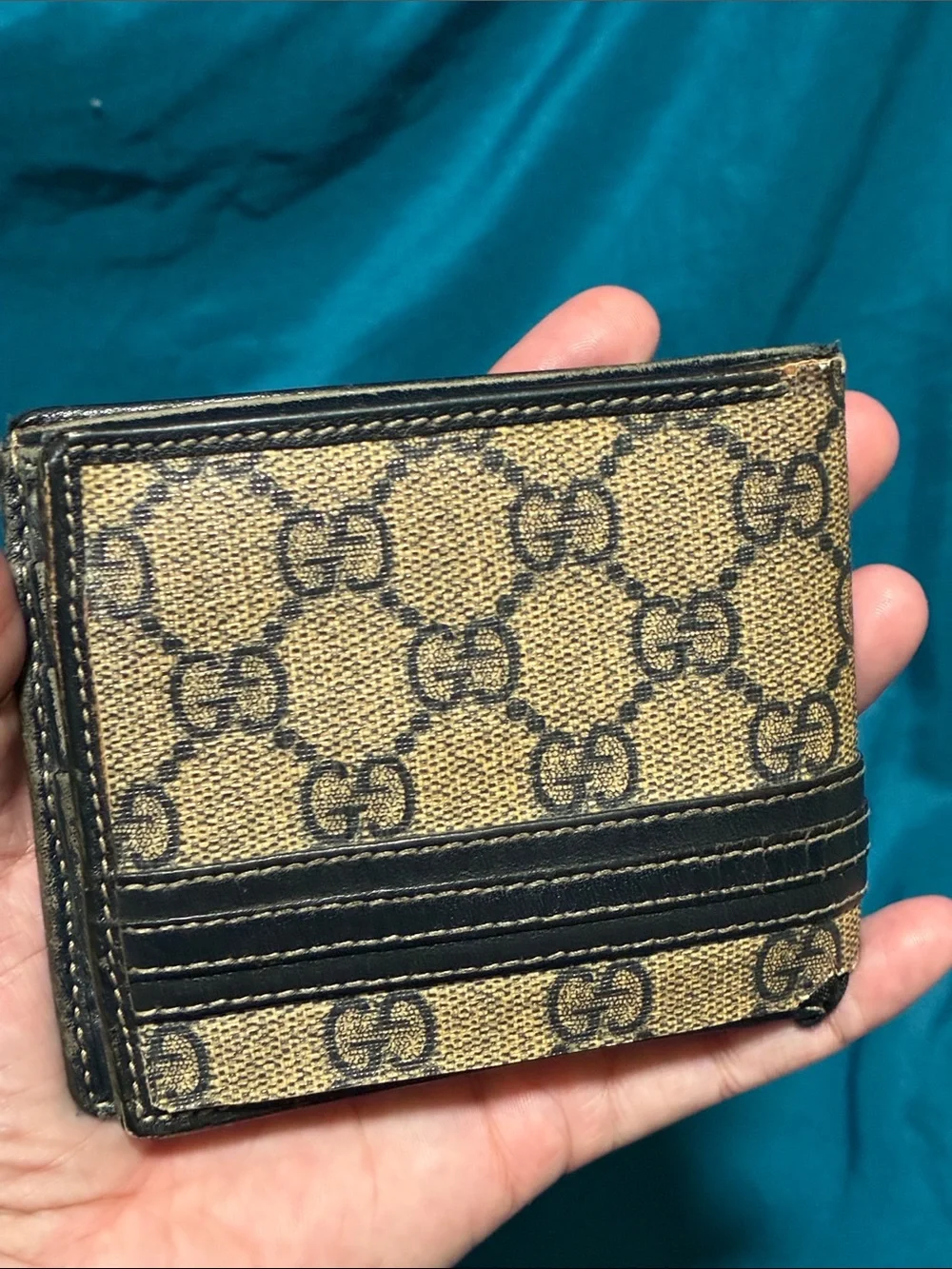 Gucci Vintage Mens Wallet Damaged